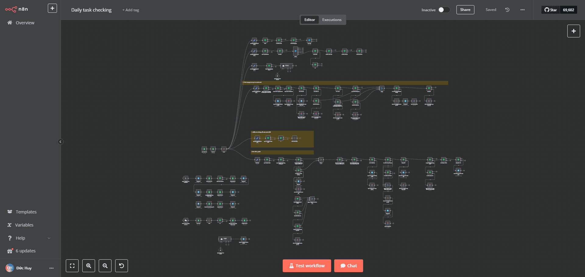 Tự động giao việc hàng ngày
